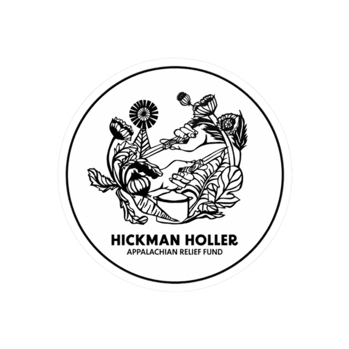 HHARF Circle Sticker | Tyler Childers - alternate angle 3, merchandise