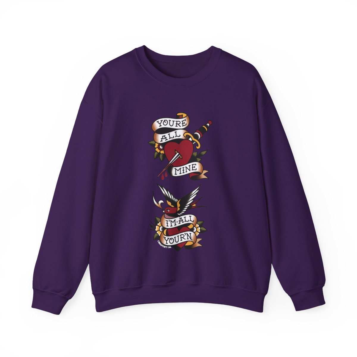 I'm All Your'n Maroon Crewneck Fleece | Tyler Childers - Official Sweatshirts merchandise