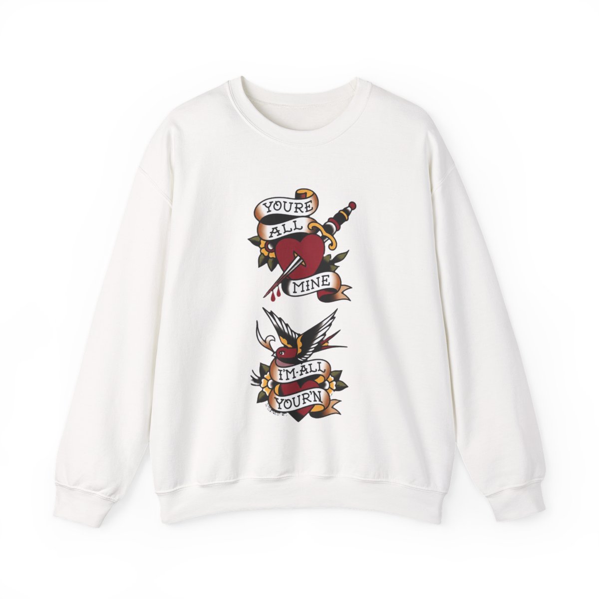 I'm All Your'n Maroon Crewneck Fleece | Tyler Childers - alternate angle 2, merchandise